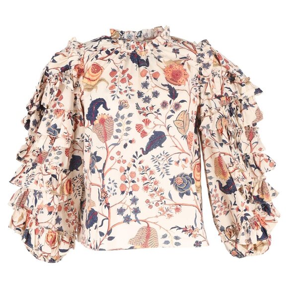 Ulla Johnson Pippa blouse in white - Picture 2 of 5